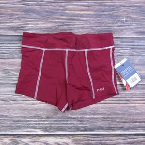 NUYU NEW NWT Medium Yoga Shorts Mississippi State University Bulldogs